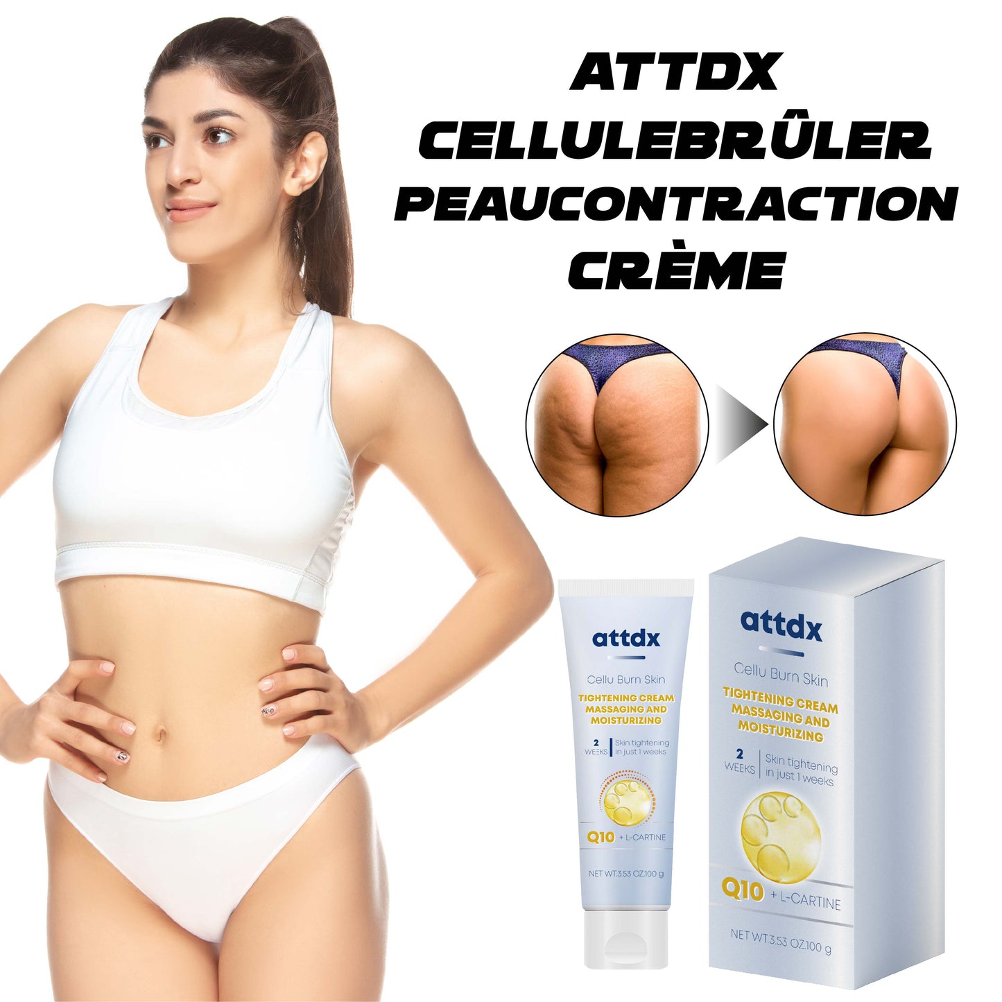 ATTDX CelluleBrûler PeauContraction Crème