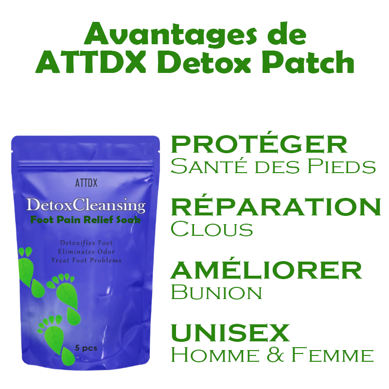 ATTDX DésintoxicationNettoyage PiedDouleur Secours