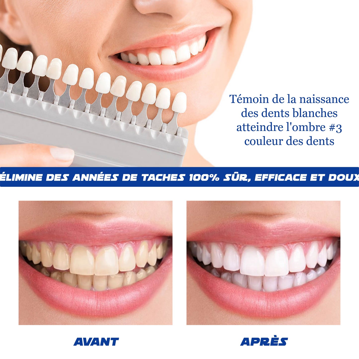 ATTDX Guérison orale Blanchiment des dents Rince bouche