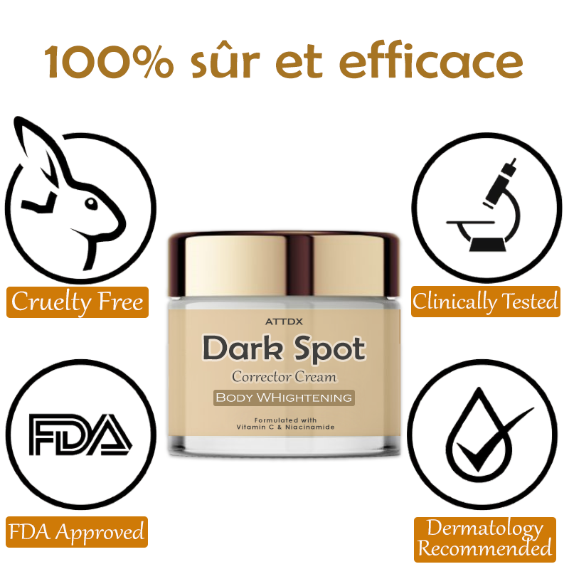 ATTDX CorpsBlanchiment SombrePlace Correctrice Crème