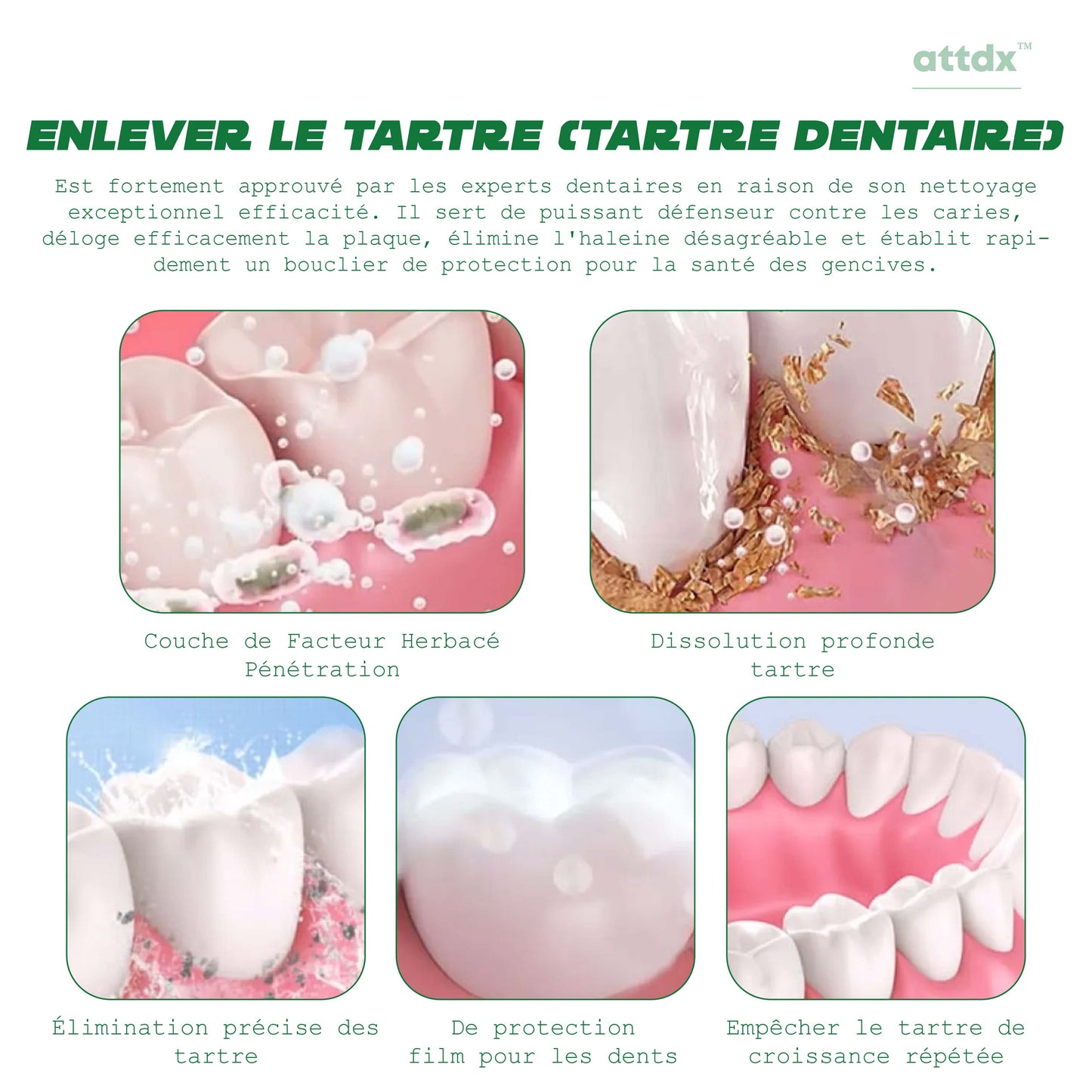 ATTDX BlanchirPRO Réparation des dents Sérum en ampoule