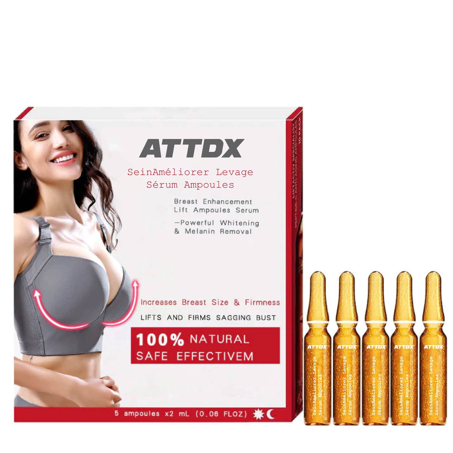 ATTDX SeinAméliorer Levage Sérum Ampoules