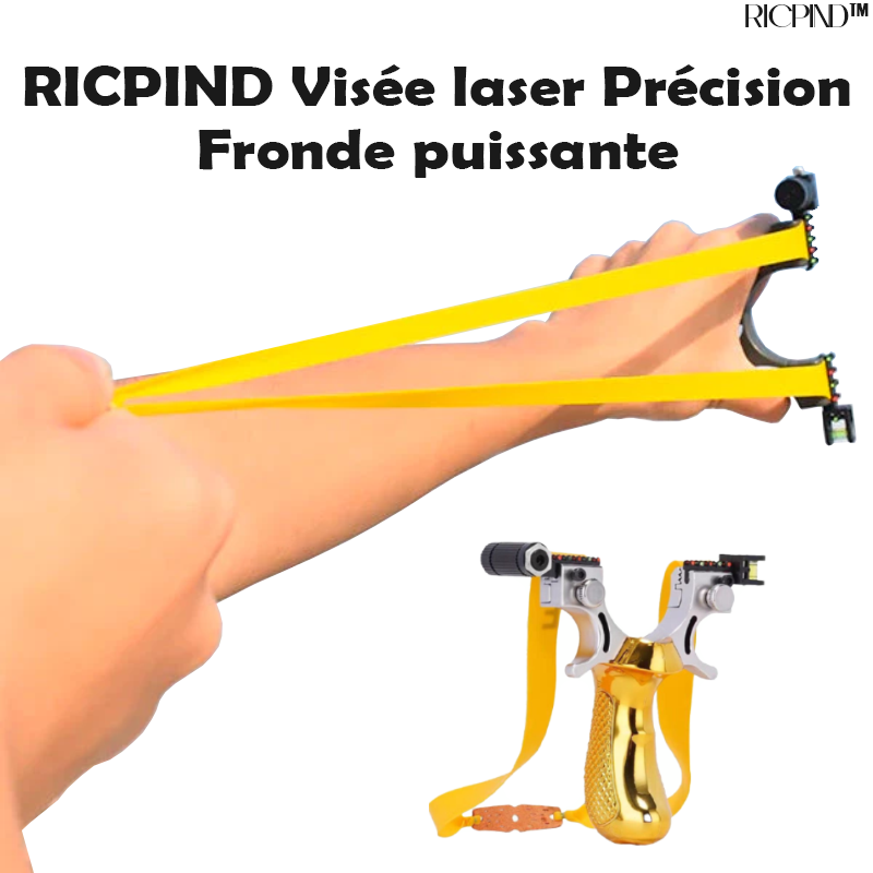 RICPIND Visée laser Précision Fronde puissante