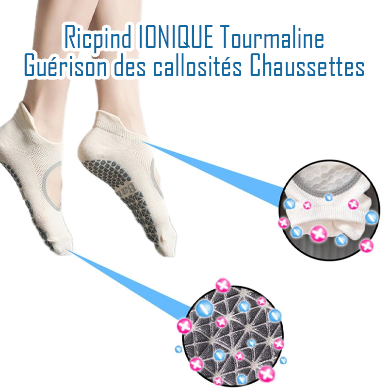 Ricpind IONIQUE Tourmaline Guérison des callosités Chaussettes