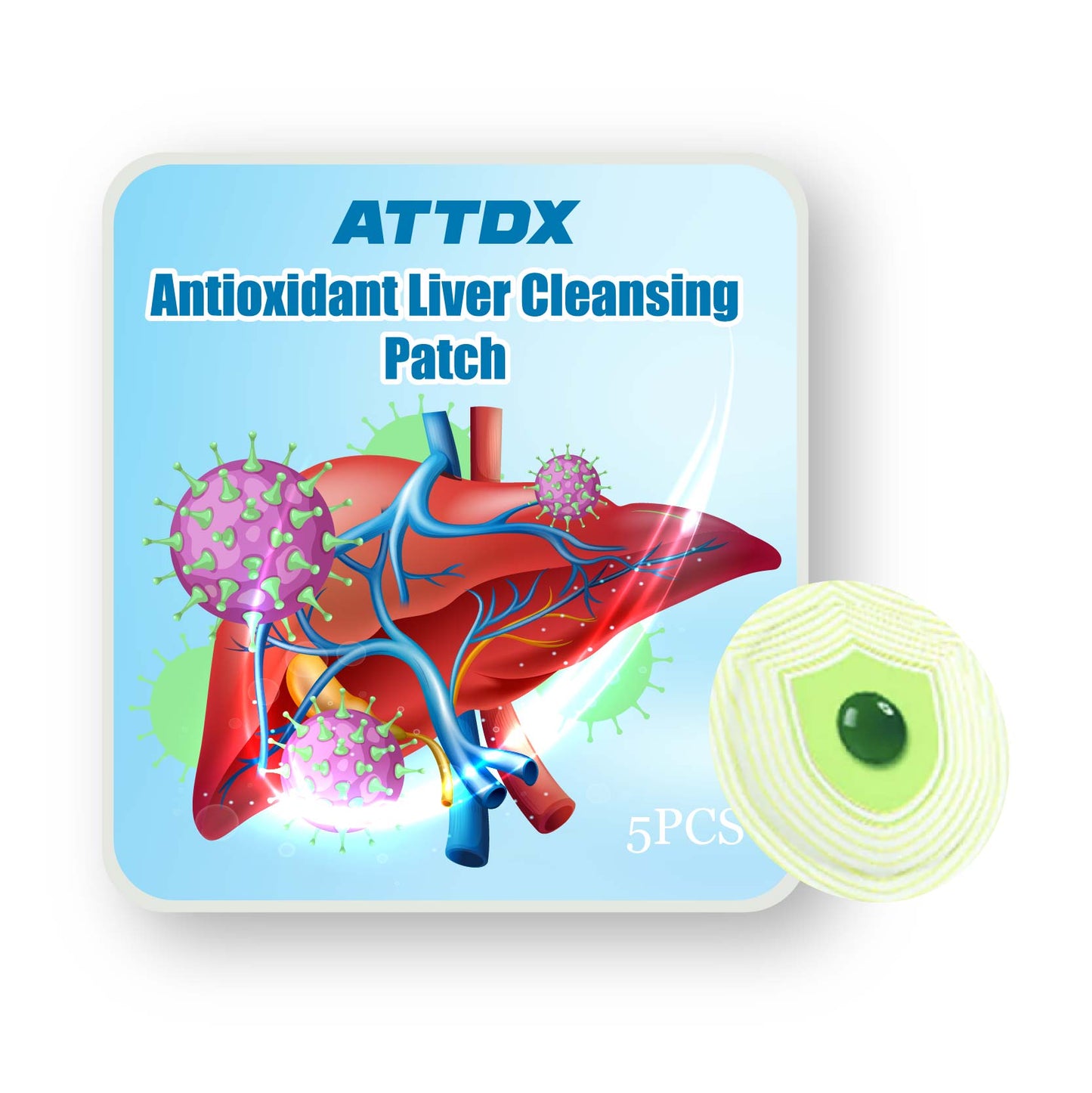 ATTDX Antioxydant Nettoyage du foie Rustine