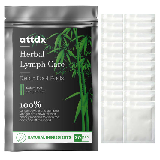 ATTDX Herbes LymphatiqueSoins Détox Pied Tampons